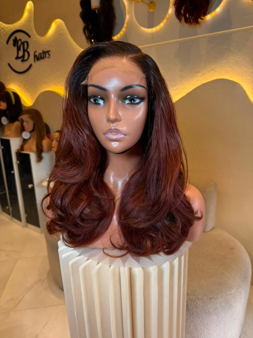 Burgundy Wavy 2