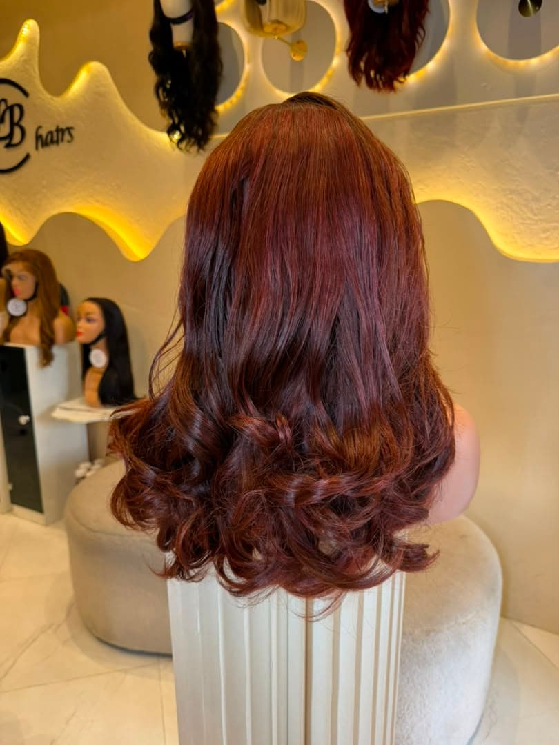 Burgundy Wavy 3