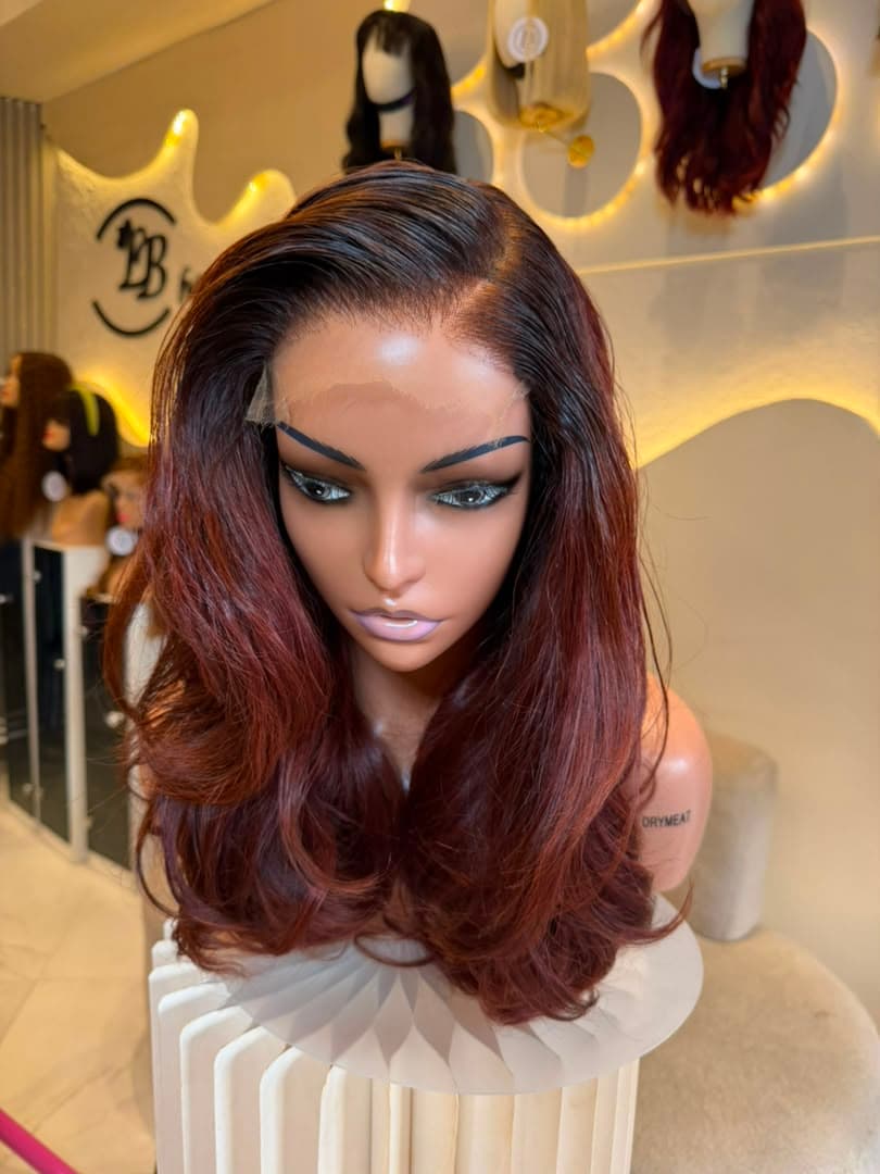 Burgundy Wavy 4